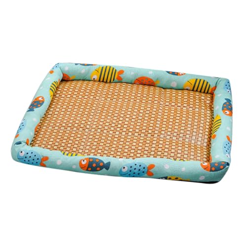 Fabixoin Hundekühlmatte, Kühlmatte für Hunde | Rattan-Sommerkühlmatte für Haustiere,Schlafmatte für Hunde und Katzen, Sommer-Eispads, Haustierbedarf für Crate Kennel Bed Sofa Fabixoin Hundekühlmatte, Kühlmatte für Hunde | Rattan-Sommerkühlmatte für Haustiere,Schlafmatte für Hunde und Katzen, Sommer-Eispads, Haustierbedarf für Crate Kennel Bed Sofa von Fabixoin