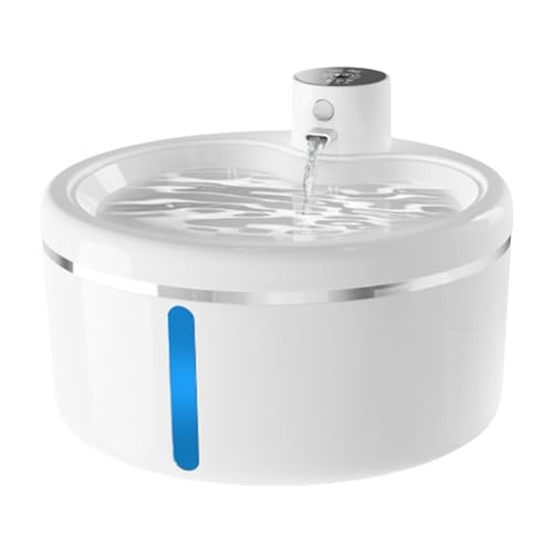 Automatischer Wasserbrunnenspender für Hunde und Katzen, Wasserspender für Hunde, Trinker, Futternapf, Behälter, Wasserfütterungszubehör von FackLOxc