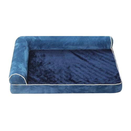 FackLOxc Bequemes Hunde-Couch-Bett mit eiförmigem Schaumstoff, doppelseitiges Kissen, abnehmbar, rutschfest, für den Winter FackLOxc Bequemes Hunde-Couch-Bett mit eiförmigem Schaumstoff, doppelseitiges Kissen, abnehmbar, rutschfest, für den Winter von FackLOxc