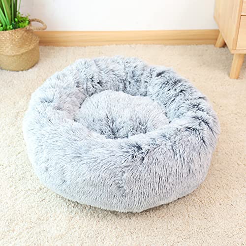 FackLOxc Katzenbetten für Indoor-Katzen, 40 cm Durchmesser, weiches Bett, Plüsch-Haustierkissen, mehrere Farben FackLOxc Katzenbetten für Indoor-Katzen, 40 cm Durchmesser, weiches Bett, Plüsch-Haustierkissen, mehrere Farben von FackLOxc