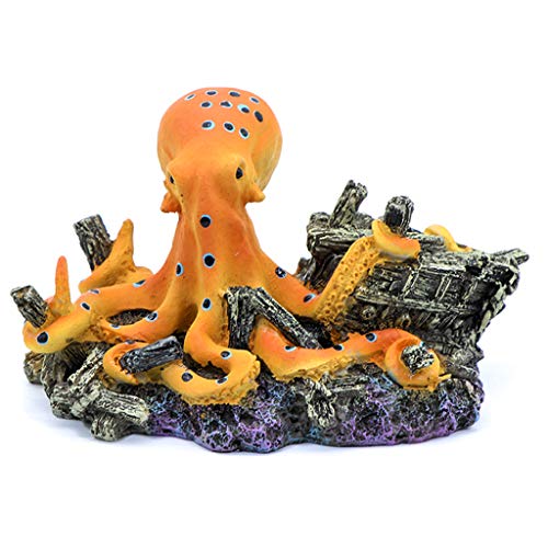FackLOxc Verstecken Sie Hüttenfische Für Tankdekoration Harz Aquarium Ornament Aquatische Haustiere Unterschlupf Krake Wächter Betta Fisch Versteck FackLOxc Verstecken Sie Hüttenfische Für Tankdekoration Harz Aquarium Ornament Aquatische Haustiere Unterschlupf Krake Wächter Betta Fisch Versteck von FackLOxc