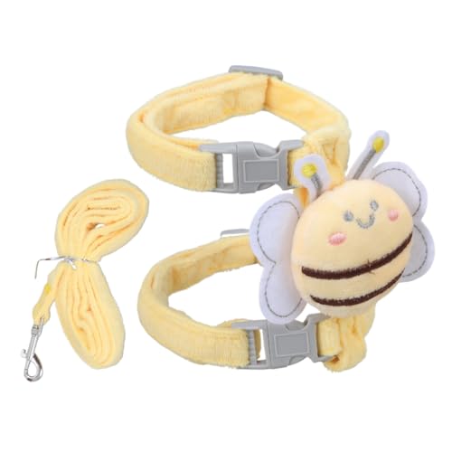 Hundegeschirr für kleine Haustiere mit D-Ring-Geschirr aus Metall, 122 cm lange Leine für kleine Hunde Hundegeschirr für kleine Haustiere mit D-Ring-Geschirr aus Metall, 122 cm lange Leine für kleine Hunde von FackLOxc