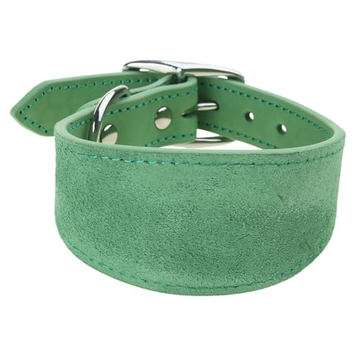 Leathers Dogs Collar Soft Padded Collar For Whippets Salukis Sighthounds Dogs Adjustable Collar Large Breeds Dogs Supply Dogs Collar Leathers Collar Padded Collar Wide Collar von FackLOxc