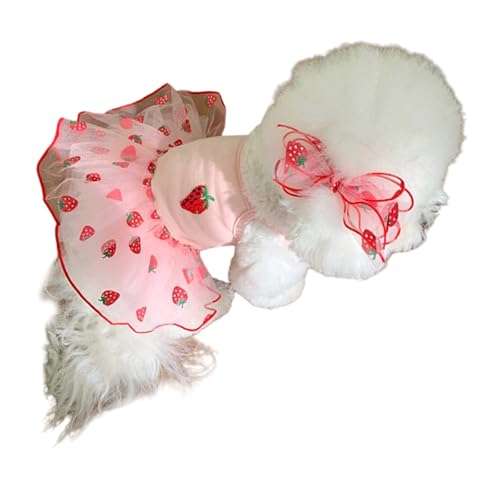 Mädchen-T-Shirt, Kostüm, Strandkleid, Erdbeerweste für Welpen, Hunde und Erdbeere Mädchen-T-Shirt, Kostüm, Strandkleid, Erdbeerweste für Welpen, Hunde und Erdbeere von FackLOxc