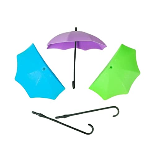 Sugar Glider Plattform Mini Regenschirm Form Sprungdeck Einfach zu kleben für Wand Kunststoff Kette Zubehör für Übung von FackLOxc