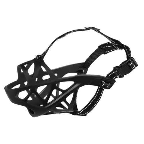 Factorys Pet Maulkorb für Hunde, weich, atmungsaktiv, Maulkörbe für kleine, mittelgroße große Hunde, Maulkorb mit verstellbaren Riemen zum Beißen, für Hunde (A, M) von Factorys