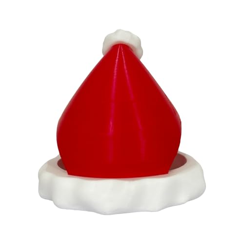 Factorys Valentinstag Meow Star Fashion 3D-gedruckte Katzen-Haustierhüte, perfekte Kombination Komfort Persönlichkeit (Red, 10X10cm) von Factorys