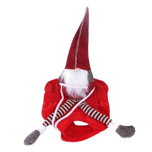 Factorys Weihnachten Haustier Kostüm Cosplay Transformation Reiten Dress Up Festliche Lieferungen Kostüme Hunde Kleidung (Red, M) von Factorys