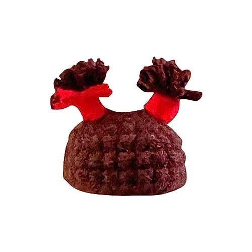 Hamster-Hut, Mini-Mütze für kleine Tiere, mit verstellbarem Riemen, handgestrickt, Frosch, Regenbogen, Karotte, kleine Hüte für , Reptil, Weihnachten, Urlaub, Exklusive Hundehalsbänder (H, One Size) Hamster-Hut, Mini-Mütze für kleine Tiere, mit verstellbarem Riemen, handgestrickt, Frosch, Regenbogen, Karotte, kleine Hüte für , Reptil, Weihnachten, Urlaub, Exklusive Hundehalsbänder (H, One Size) von Factorys