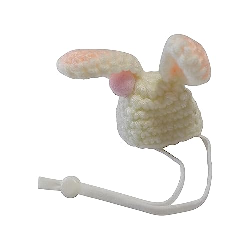 Hamster-Hut, Mini-Mütze für kleine Tiere, mit verstellbarem Riemen, handgestrickt, Frosch, Regenbogen, Karotte, kleine Hüte für , Reptil, Weihnachten, Urlaub, Exklusive Hundehalsbänder (U, One Size) Hamster-Hut, Mini-Mütze für kleine Tiere, mit verstellbarem Riemen, handgestrickt, Frosch, Regenbogen, Karotte, kleine Hüte für , Reptil, Weihnachten, Urlaub, Exklusive Hundehalsbänder (U, One Size) von Factorys
