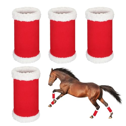 4 St Fleece- -Wraps Für Weihnachten, Fleece, Rot, Weihnachtsmann, Reiter, Dekoration, Urlaub Weihnachts Pferdebeinbandagen - Süße Rote Reitstiefel Fleece- -Wraps 4 St Fleece- -Wraps Für Weihnachten, Fleece, Rot, Weihnachtsmann, Reiter, Dekoration, Urlaub Weihnachts Pferdebeinbandagen - Süße Rote Reitstiefel Fleece- -Wraps von Facynde