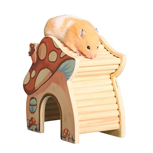 FacynHamster, Mäusekäfig – Spielzeug für Tiere mit feiner Verarbeitung und dekorativem Effekt, hält die Tiere in Pilzform mit guter Belüftung FacynHamster, Mäusekäfig – Spielzeug für Tiere mit feiner Verarbeitung und dekorativem Effekt, hält die Tiere in Pilzform mit guter Belüftung von Facynde