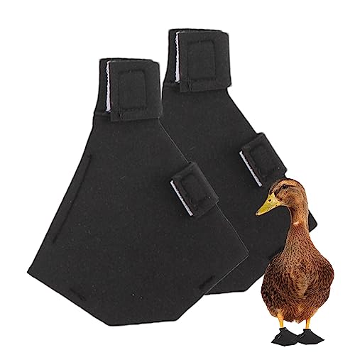 Facynde Birdy Booties für Enten - Haustierschutz-Paar rutschfeste Schuhe | Geflügelschuhe, Wasservogelstiefel mit Schwimmhäuten, Gänse und große Entenpaare von Facynde