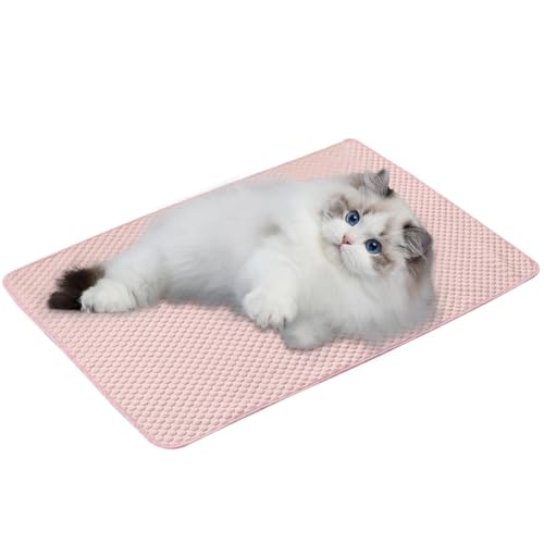 Facynde Haustierkühlmatte für Katzen, Hundekühlmatte | Reise-Hundebett atmungsaktiv - Sommer-Schlafmatratze für drinnen und draußen, Hunde-Kühlunterlage für Haustiere, Hunde, Katzen, Welpen, Kätzchen Facynde Haustierkühlmatte für Katzen, Hundekühlmatte | Reise-Hundebett atmungsaktiv - Sommer-Schlafmatratze für drinnen und draußen, Hunde-Kühlunterlage für Haustiere, Hunde, Katzen, Welpen, Kätzchen von Facynde