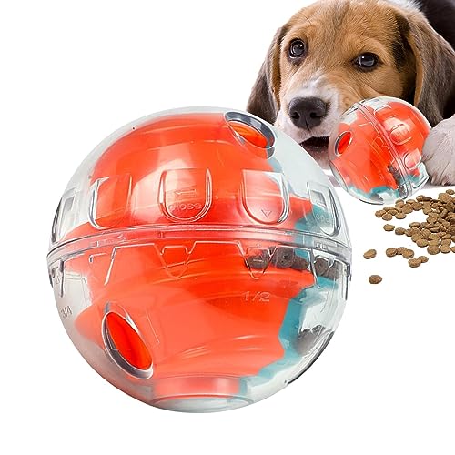 Facynde Hunde-Puzzleball - Hundespielzeugbälle Interaktives Hundespielzeug - Hunde-Puzzle-Leckerli-Spender, Hundespielzeugbälle, Puzzle-Futterspender, lustige Bälle für Welpen, große Hunde von Facynde
