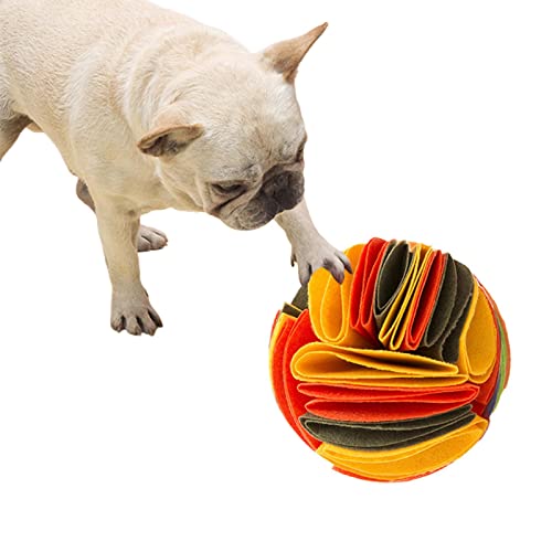 Facynde Schnüffelball, Puzzle-Spielzeug für Hunde, u sie zu beschäftigen, Hundepuzzlespielzeug Interaktives Hundespielzeug Ball mit langsamer Fütterung zum Stressabbau von Facynde