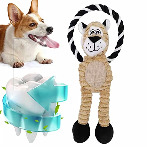 Facynde Seil-Plüsch-Hundespielzeug - Beißspielzeug für Welpen,Beißspielzeug für Welpen für die Zahngesundheit, Kauspielzeug für kleine Haustiere, interaktives Welpenspielzeug von Facynde