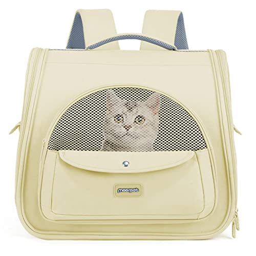 Facynde Transporttasche für Haustiere, atmungsaktiv, für Kätzchen, Rucksack für kleine Hunde, mittelgroße Hunde, Katzen, Wanderrucksack für Haustiere von Facynde