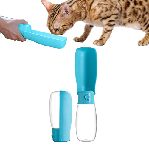 Facynde Wasserflasche für Hunde | Faltbarer Wasserspender für Getränkeflasche für Haustiere mit 550 ml, wasserdichte Wasserflaschen für Haustiere zum Gehen von Facynde