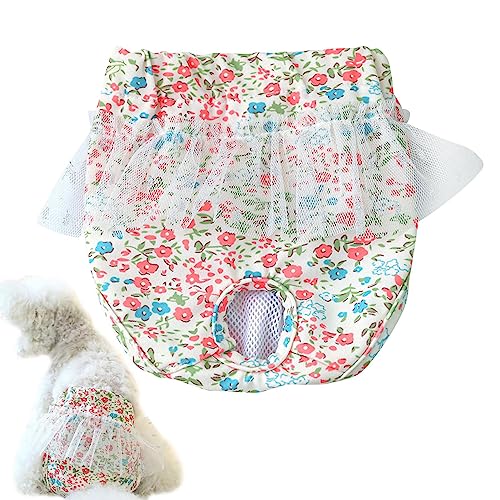 Facynn Windeln für weibliche Welpen, Windeln für Hunde in Wärme, waschbare Umschläge für Hunde mit Blumenmuster, physiologische Shorts für Welpen und Frauen Facynn Windeln für weibliche Welpen, Windeln für Hunde in Wärme, waschbare Umschläge für Hunde mit Blumenmuster, physiologische Shorts für Welpen und Frauen von Facynde