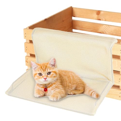 Faltbare Katzenhängematte, faltbare Katzenzaun-Sitzstange - Einfach zu verstellendes Fensterbett | Bequemer, weicher Fenster-Katzensitz, stabiler Katzen-Hängematten-Fenstersitz, Katzen-Fenster-Hängema Faltbare Katzenhängematte, faltbare Katzenzaun-Sitzstange - Einfach zu verstellendes Fensterbett | Bequemer, weicher Fenster-Katzensitz, stabiler Katzen-Hängematten-Fenstersitz, Katzen-Fenster-Hängema von Facynde