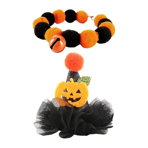 Halloween-Hut für Katze,Halloween-Kostüme für Katzen - Elastische Feiertagskatzenkostüme,Bunte Festliche Katzenkostüme, lustige Kopfaccessoires für den Alltag, Rollenspiele Halloween-Hut für Katze,Halloween-Kostüme für Katzen - Elastische Feiertagskatzenkostüme,Bunte Festliche Katzenkostüme, lustige Kopfaccessoires für den Alltag, Rollenspiele von Facynde