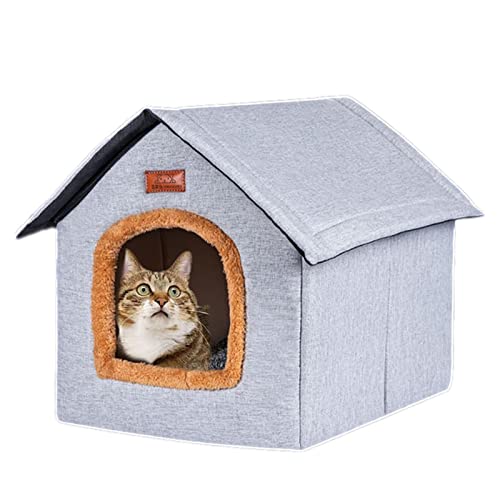 Heimtierbedarf | Tragbares Outdoor-Katzenbett mit Abnehmbarer weicher Matte | Für den Außen- und Innenbereich, Haustierhaus für Katzen, Hunde und Kleintiere, für alle Jahreszeiten Facynde von Facynde