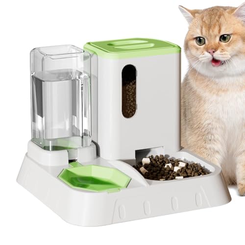 Hundefutter- Und Wasserspender, Futter- Und Wasserspender Futter- Und Wasserspender Für Haustiere, Futterstation Automatischer Futterspender Katze Hundefutter- Und Wasserspender, Futter- Und Wasserspender Futter- Und Wasserspender Für Haustiere, Futterstation Automatischer Futterspender Katze von Facynde