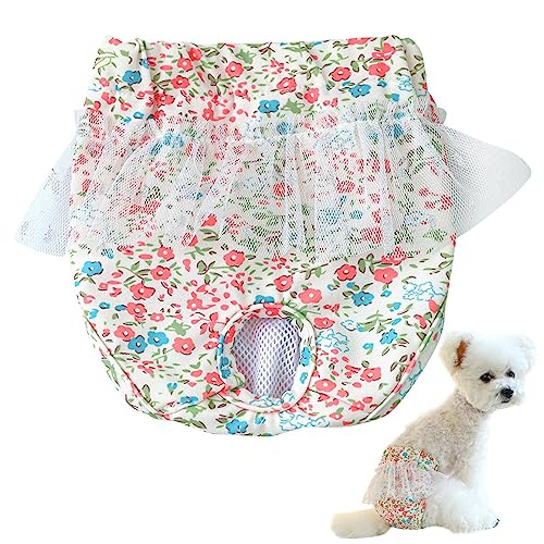 Hundewindeln für weibliche Hunde, für die Wärme, Physiologische Shorts – waschbare Umschläge für Hunde mit Blumenmuster, physiologische Shorts für Welpen und Frauen Hundewindeln für weibliche Hunde, für die Wärme, Physiologische Shorts – waschbare Umschläge für Hunde mit Blumenmuster, physiologische Shorts für Welpen und Frauen von Facynde