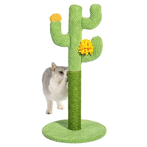 Kaktus Katzenkratzbaum - Katzenkratzer für den Innenbereich - Kratzbaum für Kätzchen zum Schutz Ihrer Möbel mit Kratzbäumen und -unterlagen aus natürlichem Sisal für Katzen Facynde von Facynde