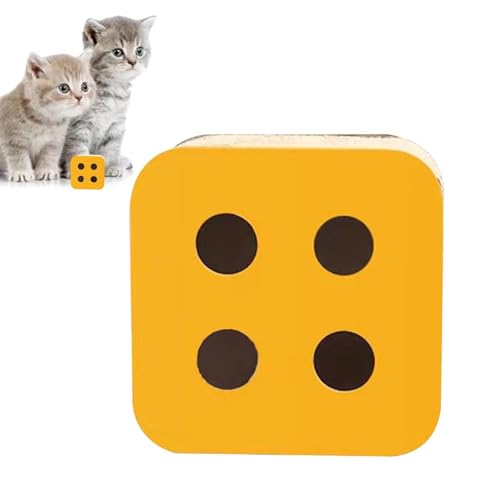 Katzenbett aus Pappe, Kratzbettbox für Katzen - Katzenbettkratzer | Kratzbett aus Pappe, stabiles, verdicktes Katzenmöbel und Kratzspielzeug für Katzen, die ihre Krallen Schleifen, zum Trainieren und Katzenbett aus Pappe, Kratzbettbox für Katzen - Katzenbettkratzer | Kratzbett aus Pappe, stabiles, verdicktes Katzenmöbel und Kratzspielzeug für Katzen, die ihre Krallen Schleifen, zum Trainieren und von Facynde