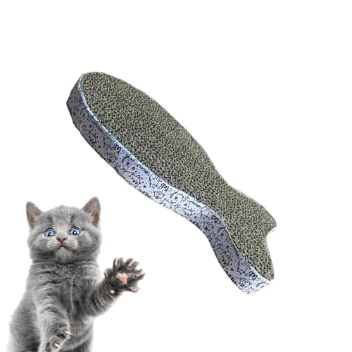 Katzenkratzer aus Pappe,Katzenkratzer | Katzen-Pappspielzeugbrett | Atmungsaktives Katzenkratzbrett aus Pappe für kleine, mittelgroße Haustiere und Katzen von Facynde