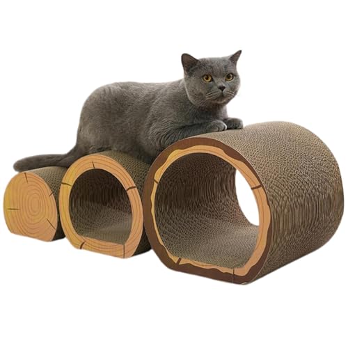 Katzenkratzer für Hauskatzen, Katzenkratzpads | 3 Stück Katzen-Tunnelkratzer, verschachtelbar - Wiederverwendbares, multifunktionales Haustier-Entspannungsspielzeug für den Innenbereich, Katzenspielze Katzenkratzer für Hauskatzen, Katzenkratzpads | 3 Stück Katzen-Tunnelkratzer, verschachtelbar - Wiederverwendbares, multifunktionales Haustier-Entspannungsspielzeug für den Innenbereich, Katzenspielze von Facynde