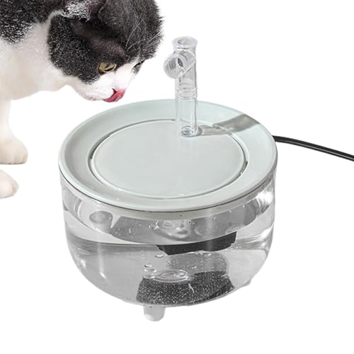 Katzenwasserspender, Haustierwasserspender | Katzenwasserbrunnen Katzentränke | Geräuschfreier Wassernapf fü Auto, Wasserspender für Hunde, Trinkbrunnen für Haustiere, automatische Filterung Katzenwasserspender, Haustierwasserspender | Katzenwasserbrunnen Katzentränke | Geräuschfreier Wassernapf fü Auto, Wasserspender für Hunde, Trinkbrunnen für Haustiere, automatische Filterung von Facynde