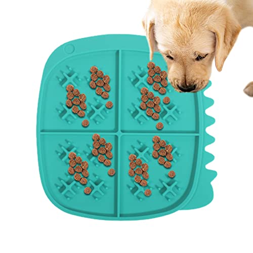 Leckpads für Hunde, Leckmatte für Hunde, Leckmatte aus Silikon für Hunde mit Saugnäpfen für Haustiere, langsames Füttern für Hunde, Langeweile, Matte Facyn Leckpads für Hunde, Leckmatte für Hunde, Leckmatte aus Silikon für Hunde mit Saugnäpfen für Haustiere, langsames Füttern für Hunde, Langeweile, Matte Facyn von Facynde