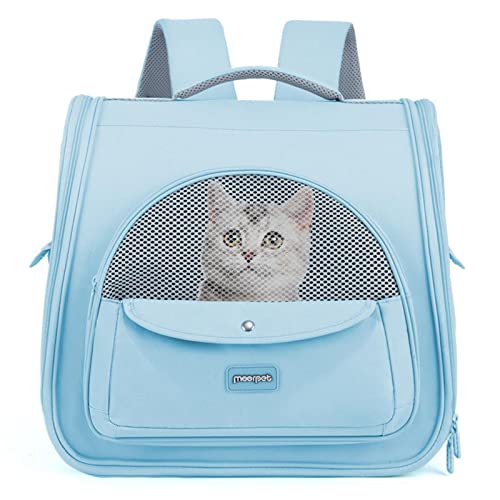 Transporttasche für Haustiere – Rucksack für Kätzchen mit Belüftungsöffnungen, Transporttaschen für kleine Hunde für Katzen, Kätzchen, Reisen, Camping und Wandern Facynde von Facynde