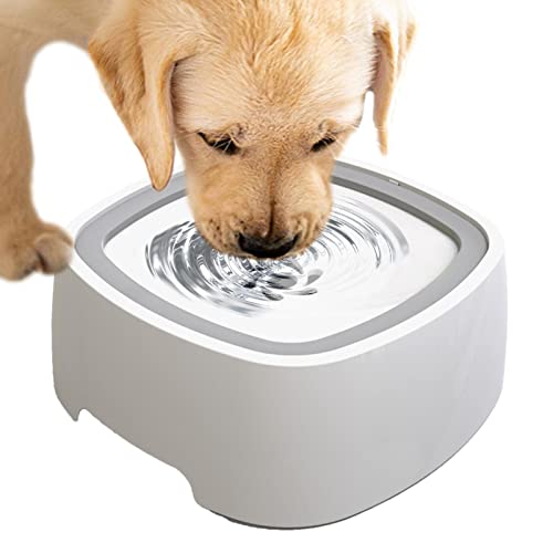 Wassernapf für Katzen, kein Verschütten | 1,5 L Hundenapfspender | No Spill Bowl, langsame Wasserzufuhr mit großem Fassungsvermögen, auslaufsicherer Napf für Haustiere Facynde von Facynde