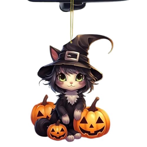 Weihnachtsbaum-Anhänger, schwingendes Auto-Ornament - Auto-Rückspiegel-Aufhänger, 2D-Acryl-Katze-Anhänger-Ornament | Partyzubehör, Gastgeschenke, Weihnachtsdekorationen für Halloween, Weihnachten Weihnachtsbaum-Anhänger, schwingendes Auto-Ornament - Auto-Rückspiegel-Aufhänger, 2D-Acryl-Katze-Anhänger-Ornament | Partyzubehör, Gastgeschenke, Weihnachtsdekorationen für Halloween, Weihnachten von Facynde
