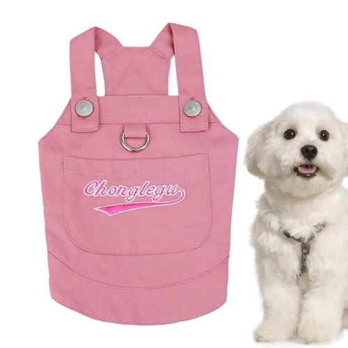 Welpen-Jeansweste, Haustierkleidung Denim | Modisches Hunde-Jeans-T-Shirt,Haustierkostüme mit Geschirrschnallen-Design, atmungsaktiver Jeansmantel für den täglichen Gebrauch von Welpen Welpen-Jeansweste, Haustierkleidung Denim | Modisches Hunde-Jeans-T-Shirt,Haustierkostüme mit Geschirrschnallen-Design, atmungsaktiver Jeansmantel für den täglichen Gebrauch von Welpen von Facynde