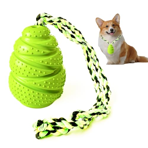 Fadcaer Kauspielzeug für Hunde, interaktiver Leckerli-Spender, Hundespielzeug, langsames Füttern, Spielzeug gegen Langeweile, langlebiges kleines Hundespielzeug mit Seilen, Naturkautschuk, von Fadcaer