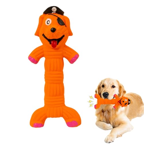 Fadcaer Quietschendes Hundespielzeug, Latex-Spielzeug, interaktives Kauspielzeug für Hunde, Zahnreinigung, Kauspielzeug, Hundespielzeug gegen Langeweile, geeignet für kleine Hunde von Fadcaer