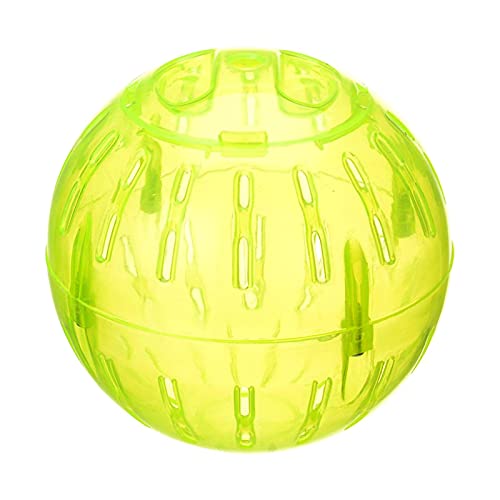 Faderr Hamster-Übungsball, 10 cm, Laufrad aus Kunststoff, ausgehöhlter Hamster-Ball, Laufrad, Jogging-Rad, Spiel-Spielzeug von Faderr