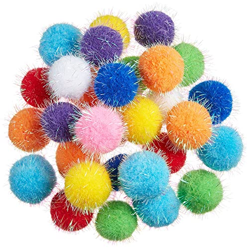 FadyDail 30 Stück 3cm Glitzernde Katzen Bälle Katzenspielzeug, Katzenbälle Pompom Bälle, Lametta Bälle für Katzen, interaktives Katzen Spielzeug Bälle für Innenräume FadyDail 30 Stück 3cm Glitzernde Katzen Bälle Katzenspielzeug, Katzenbälle Pompom Bälle, Lametta Bälle für Katzen, interaktives Katzen Spielzeug Bälle für Innenräume von FadyDail