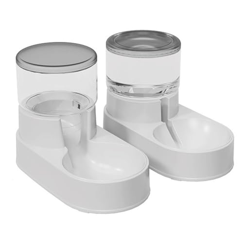 Faeymth Futterspender für Hunde und Katzen, Automatischer Futter- und Wassernapf, Optischer Futterspender für die Aufbewahrung Von Tiernahrung Faeymth Futterspender für Hunde und Katzen, Automatischer Futter- und Wassernapf, Optischer Futterspender für die Aufbewahrung Von Tiernahrung von Faeymth