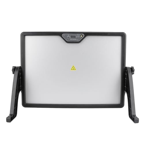 Fafeicy Dual -Side -Heizheizungsheizungsheizung Einstellbarer Temperaturstrahlhitze für Kätzchen Welpen Haustiere, Flammschutzmittel ABS+Aluminiumbrett, Strahlende Kükenheizung, Hundehaus (EU von Fafeicy