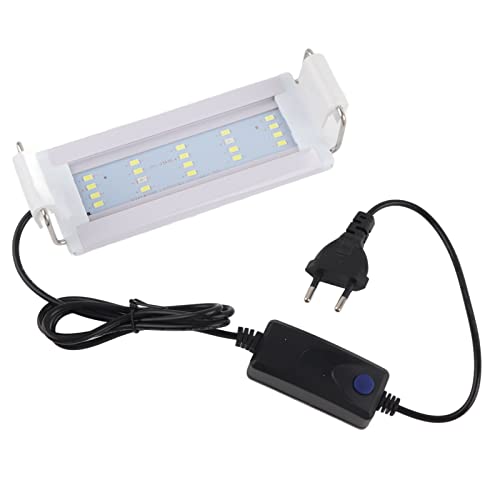 Fafeicy LED-Aquarium-Licht, Premium-Clip-On-Aquarium-Mini-Lampe Zur Schaffung eines Schönen Interesses, Geeignet für 20–30 cm Große Aquarien von Fafeicy