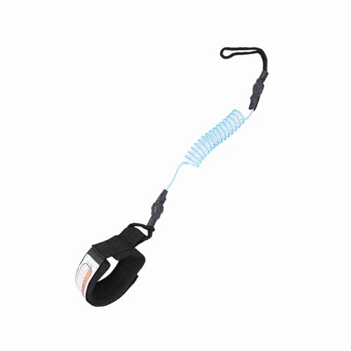 Fafeicy Langlebige Beinleine, Robuste PU -Kabelfuß -Leine, für Bodyboard Surfbrett (Blue) von Fafeicy