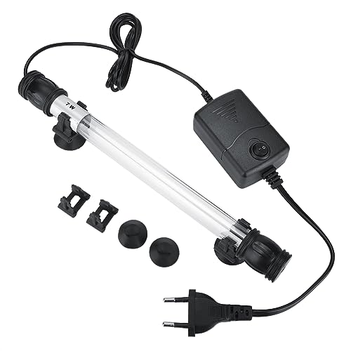 Fafeicy Licht-Sterilisator, Saubere Grüne Algenlampe, Aquarium, Wasserdicht (7W) von Fafeicy
