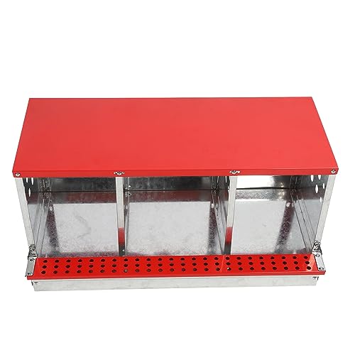 Hühnernistkasten, Größere Nistbereiche, Einfache Eiersammlung, Robust und Belüftet, Verzinkte Eisenplatte, 84 X 33,2 X 38,8 cm, Zum Legen von Hühnern und Zum Sammeln von Eiern Hühnernistkasten, Größere Nistbereiche, Einfache Eiersammlung, Robust und Belüftet, Verzinkte Eisenplatte, 84 X 33,2 X 38,8 cm, Zum Legen von Hühnern und Zum Sammeln von Eiern von Fafeicy