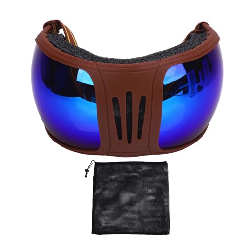 400 Wind Dichte Pferde Brillen, Verstellbare Träger, Bequeme Pferde Sonnenbrille, Schutz vor Trümmern für Sandstürme (Blue) von Fafeims